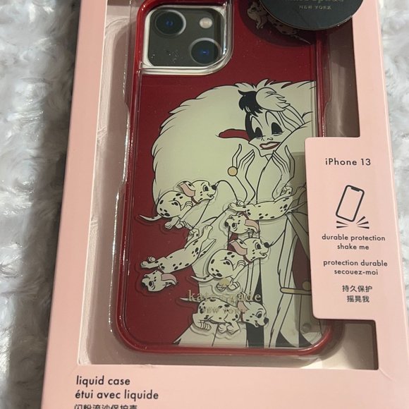Kate Spade Disney X 101 Dalmations iPhone 13 Liquid Case - Picture 2 of 6